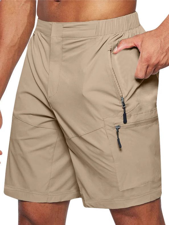Men's Quick-Dry Outdoor Shorts - Elastic Waist Style