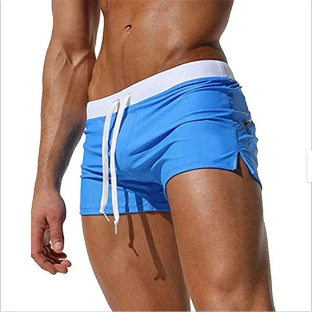 Men's Swim Shorts - Adjustable Waistband and Side Split