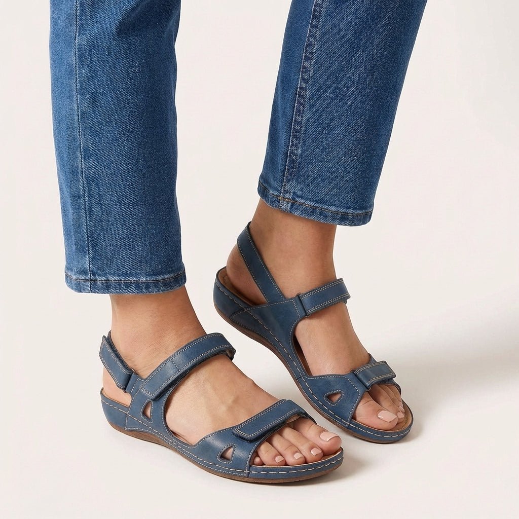 Women's Orthopedic Sandals Adjustable Strap Open Toe Comfort