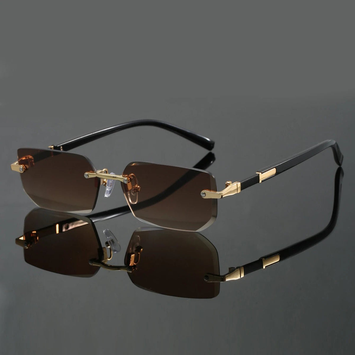 Women's Rimless UV400 Sunglasses Cut-Edge and Sleek Design