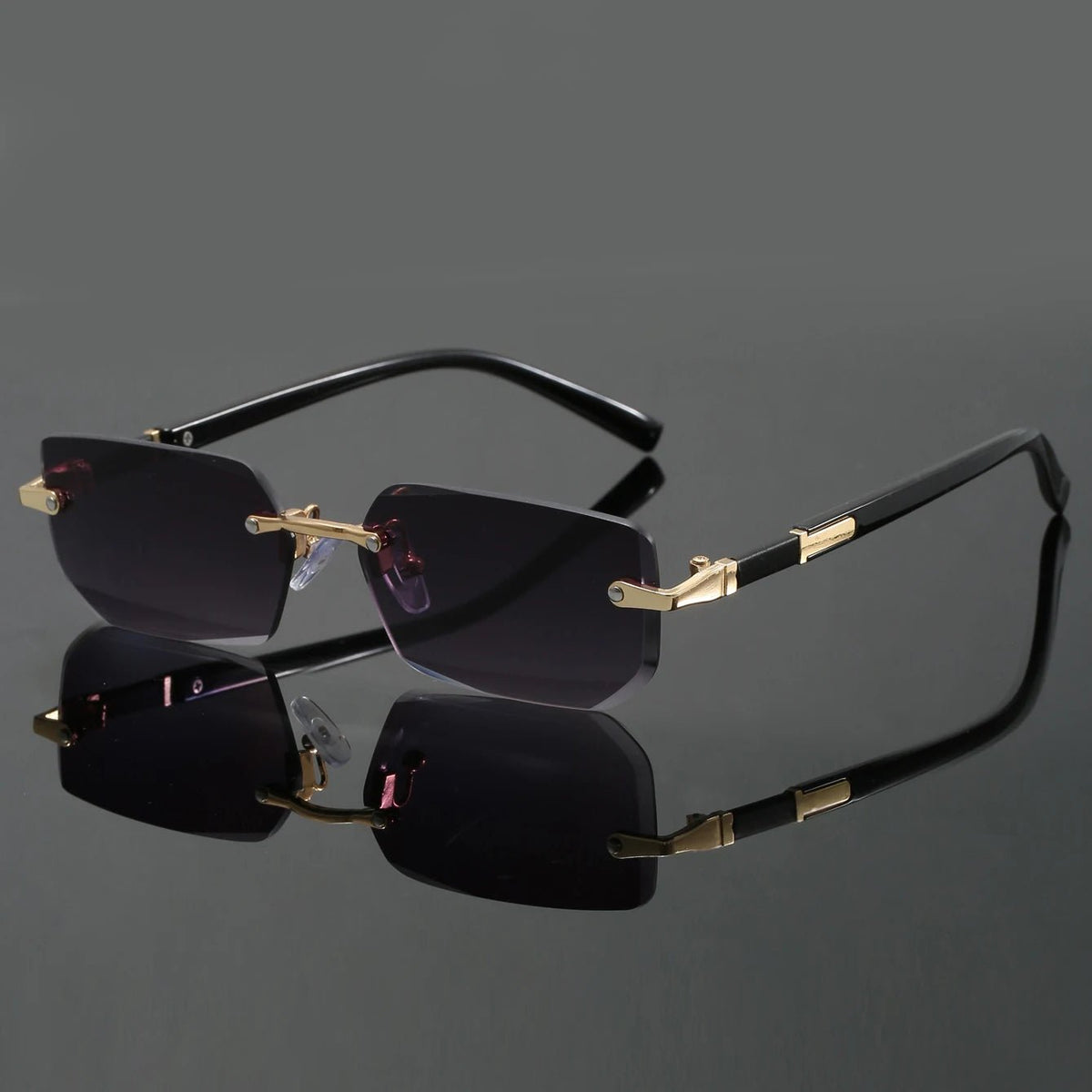 Women's Rimless UV400 Sunglasses Cut-Edge and Sleek Design