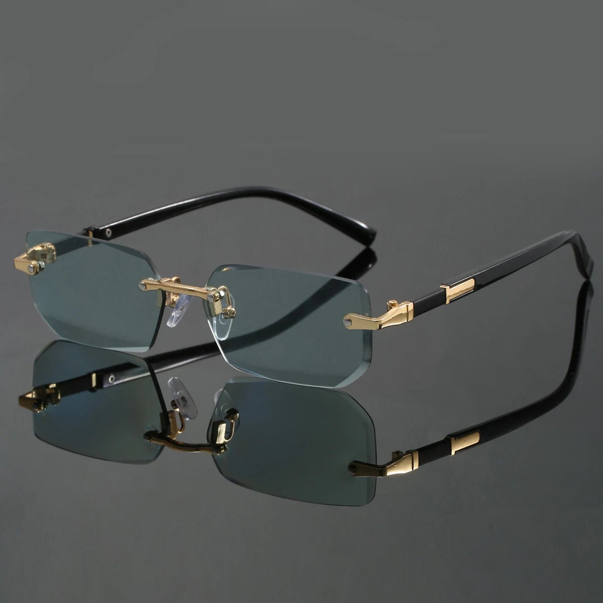 Women's Rimless UV400 Sunglasses Cut-Edge and Sleek Design