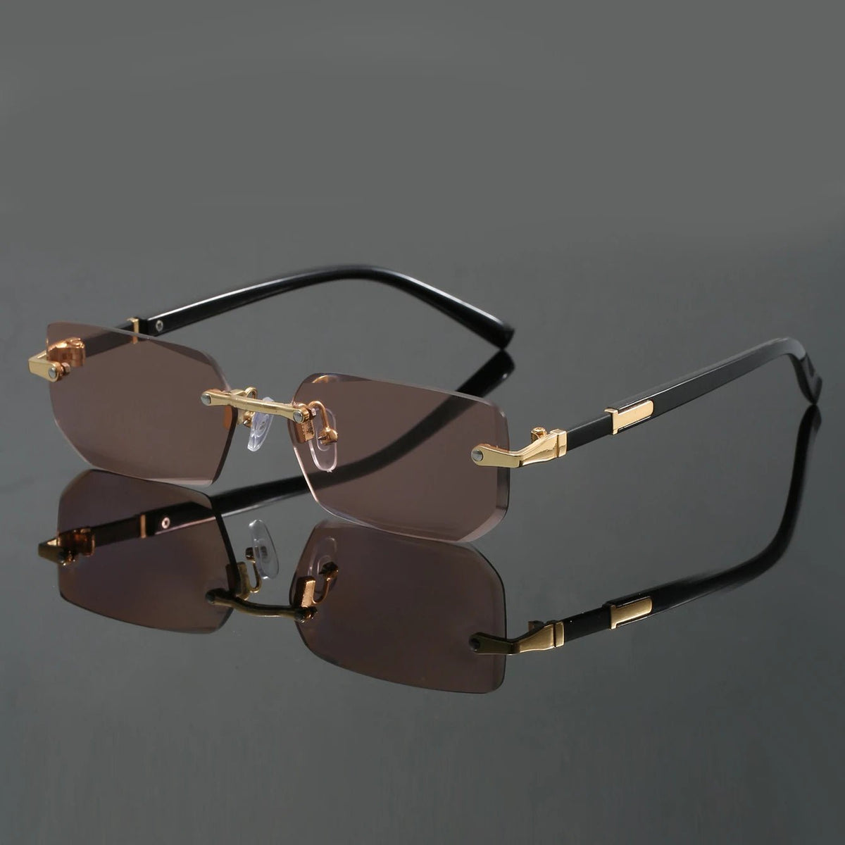 Women's Rimless UV400 Sunglasses Cut-Edge and Sleek Design