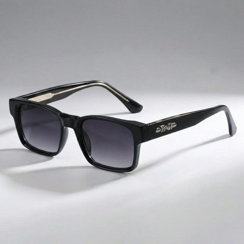 Women's Square Retro Polarized Sunglasses Tortoiseshell Accent and Lightweight Frame