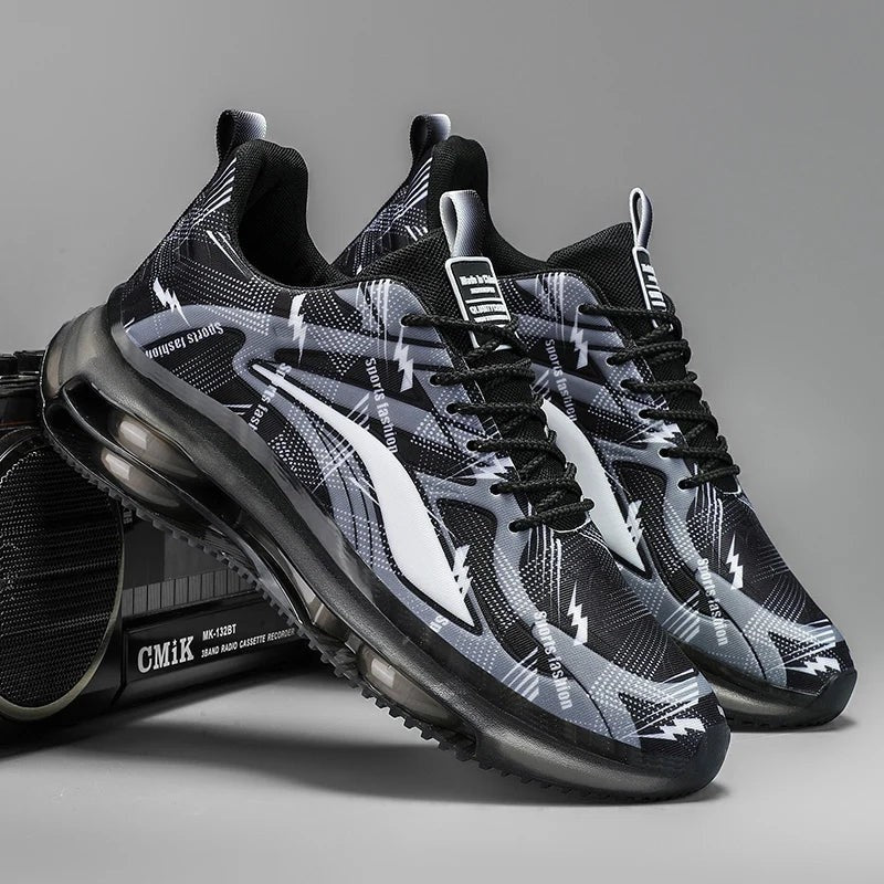 Men's Gradient Air Sneakers Orthopedic Support and Breathable Mesh