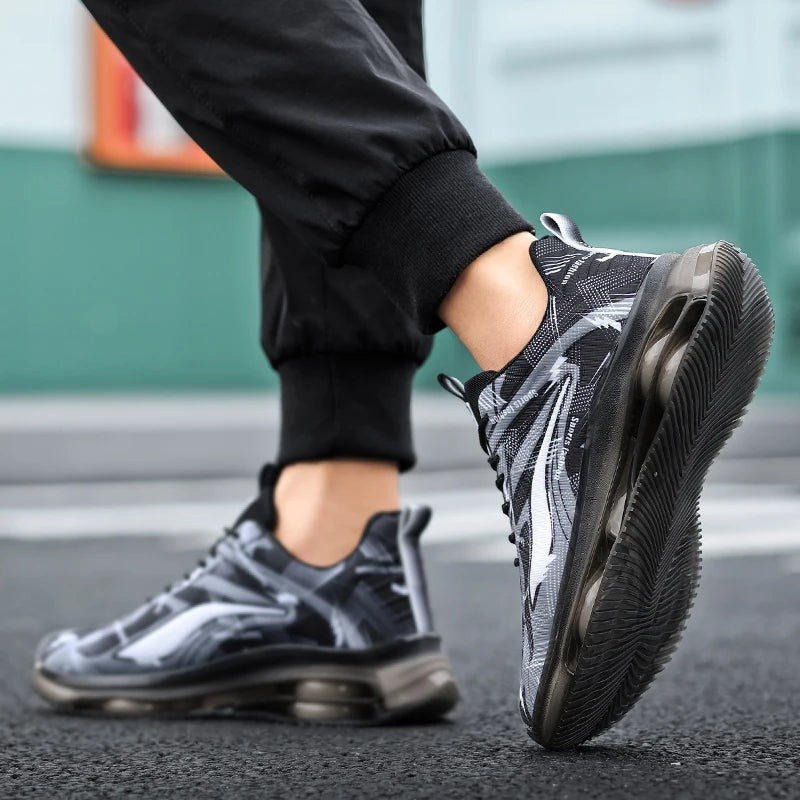 Men's Gradient Air Sneakers Orthopedic Support and Breathable Mesh