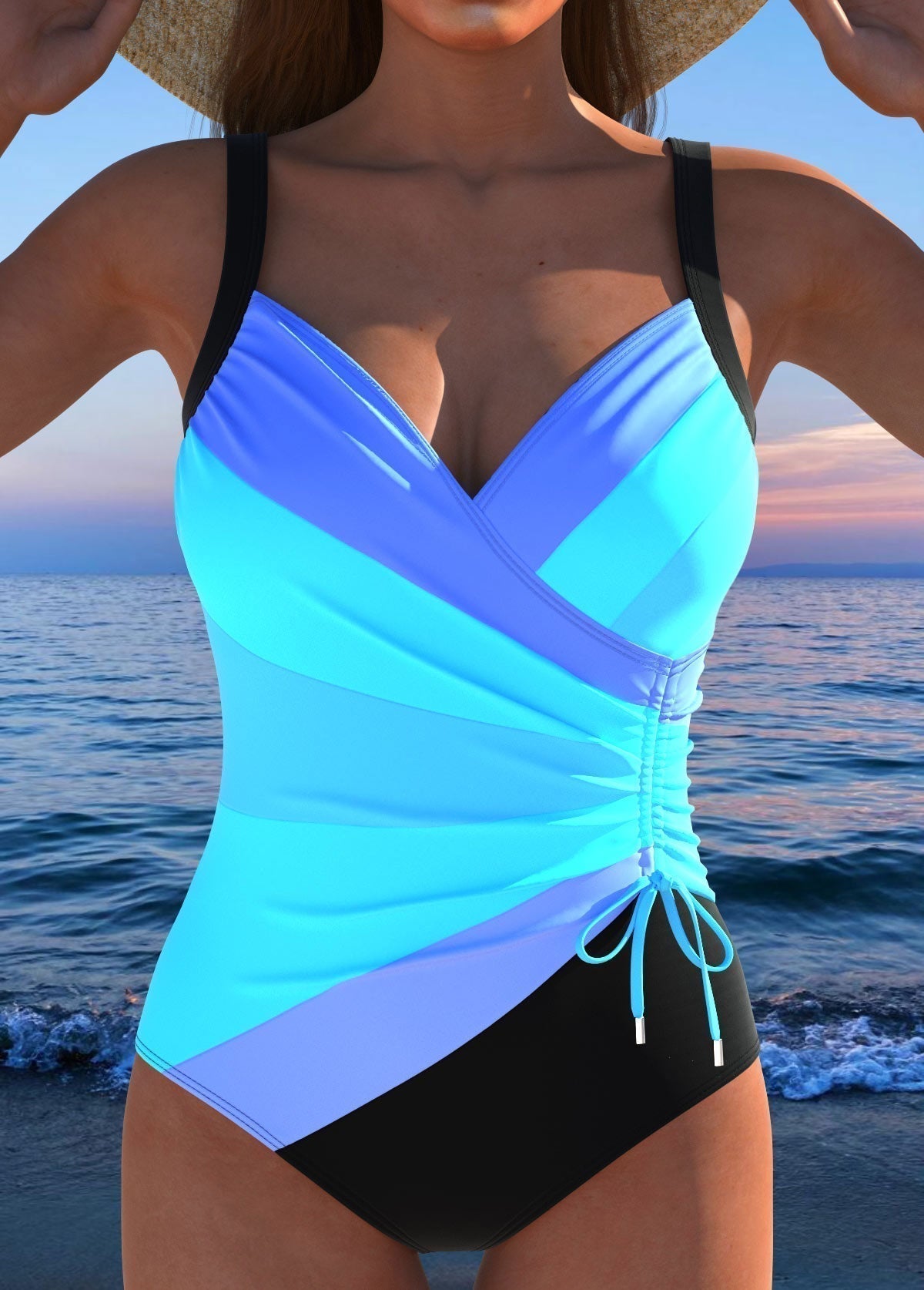 Women's Bathingsuit Tummy Control and Printed One-Piece