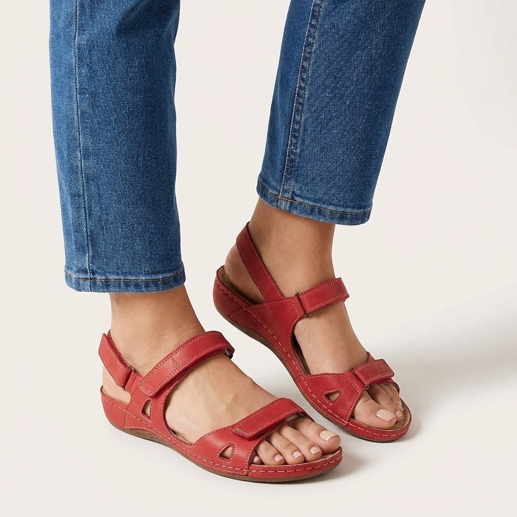 Women's Orthopedic Sandals Adjustable Strap Open Toe Comfort