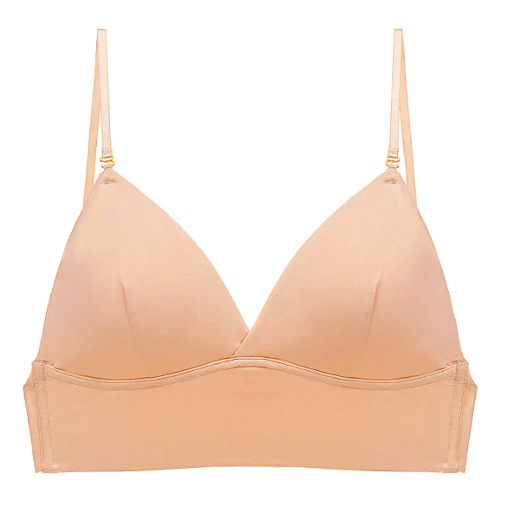 Women’s Low Back Seamless Bra - Deep Longline Straps